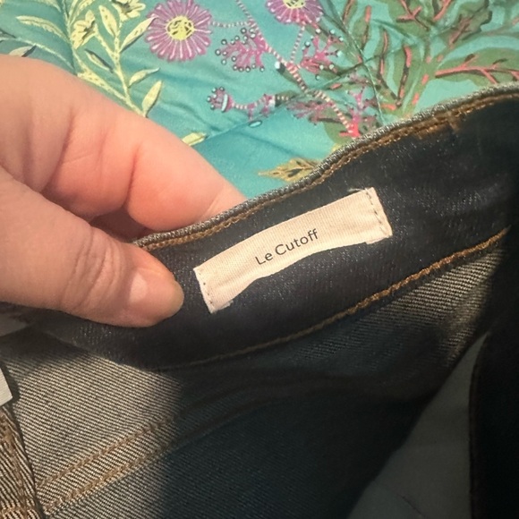 NWT FRAME Le Cutoff frayed denim shorts size 26 - Picture 7 of 7